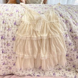 Victorias Secret Ivory Lingerie Cami Tank Top